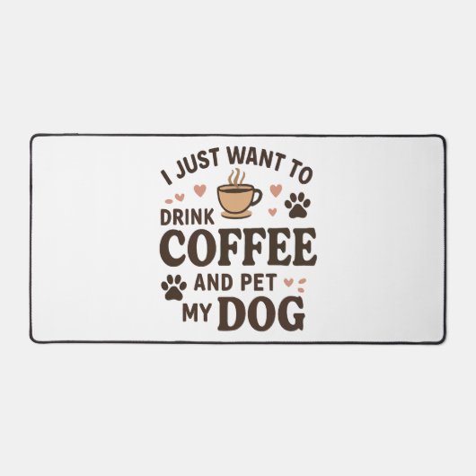 Funny Hund Lover Tasse Hund Mama Hund Vater Schreibtischunterlage (Vorderseite)