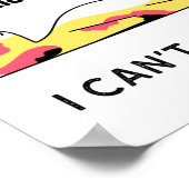 Funny Hund Poster (Ecke)