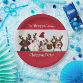Funny, Hundefreunde, Familienname, Party Pappteller (Party)
