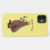 Funny hungrig hässlich flehe Cartoon Case-Mate iPhone Hülle (Rückseite (Horizontal))