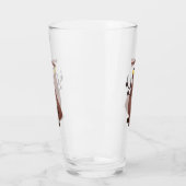 Funny hungrig hässlich flehe Cartoon Glas (Links)