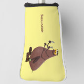 Funny hungrig hässlich flehe Cartoon Golf Headcover (Rotieren 90)