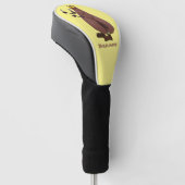 Funny hungrig hässlich flehe Cartoon Golf Headcover (angewinkelt)