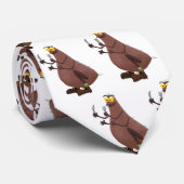 Funny hungrig hässlich flehe Cartoon Krawatte (Gerollt)