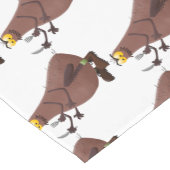 Funny hungrig hässlich flehe Cartoon Kurzer Tischläufer (Ecke)