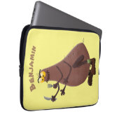 Funny hungrig hässlich flehe Cartoon Laptopschutzhülle (Vorne Rechts)