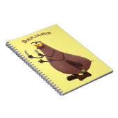 Funny hungrig hässlich flehe Cartoon Notizblock (Rechte Seite)