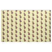 Funny hungrig hässlich flehe Cartoon Stoff (Fat Quarter (45,7 x 55,9 cm))