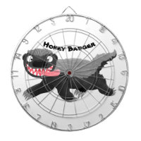 Funny hungrig Honigbadger Cartoon Illustration