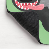 Funny hungrig Honigbadger Cartoon Illustration Mousepad (Ecke)