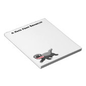 Funny hungrig Honigbadger Cartoon Illustration Notizblock (angewinkelt)