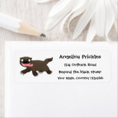 Funny hungrig Wolverine tierischer Cartoon (Insitu)