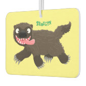 Funny hungrig Wolverine tierischer Cartoon Autolufterfrischer (Links)