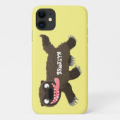Funny hungrig Wolverine tierischer Cartoon Case-Mate iPhone Hülle (Rückseite)