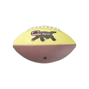 Funny hungrig Wolverine tierischer Cartoon Football