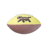 Funny hungrig Wolverine tierischer Cartoon Football (Gedreht 90)