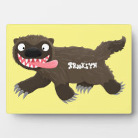 Funny hungrig Wolverine tierischer Cartoon