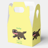 Funny hungrig Wolverine tierischer Cartoon Geschenkschachtel (Geöffnet)