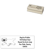 Funny hungrig Wolverine tierischer Cartoon Gummistempel (Stempel)
