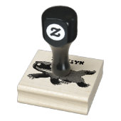 Funny hungrig Wolverine tierischer Cartoon Gummistempel (Stempel)