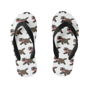 Funny hungrig Wolverine tierischer Cartoon Kinderbadesandalen