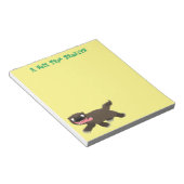Funny hungrig Wolverine tierischer Cartoon Notizblock (angewinkelt)