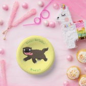 Funny hungrig Wolverine tierischer Cartoon Pappteller (Party)