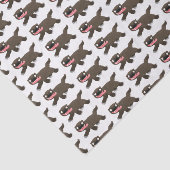 Funny hungrig Wolverine tierischer Cartoon Seidenpapier (Ausschnitt)