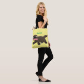 Funny hungrig Wolverine tierischer Cartoon Tasche (Am Model)