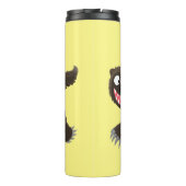 Funny hungrig Wolverine tierischer Cartoon Thermosbecher (Rückseite)
