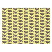 Funny hungrig Wolverine tierischer Cartoon Tischdecke (Vorderseite (Horizontal))