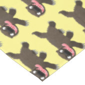 Funny hungrig Wolverine tierischer Cartoon Tischdecke (Schrägansicht)