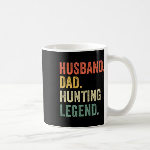 Funny Hunter Husbynd Vater Jagd Legend Vintag Kaffeetasse