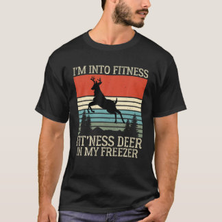 Funny Hunter Ich bin in die Fitness, die Ness Hirs T-Shirt