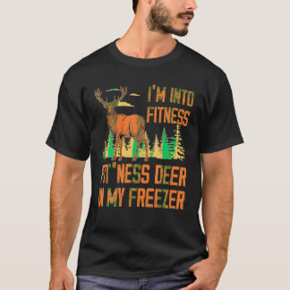 Funny Hunter Vater bin ich in Fitness Hirsche in m T-Shirt