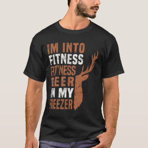 Funny Hunter Vater Ich bin in Fitness Deer Freezer T-Shirt