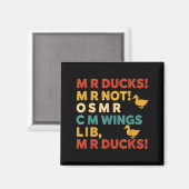 Funny Hunting Humor Tee For M R Ducks Magnet (Vorderseite/Rückseite)