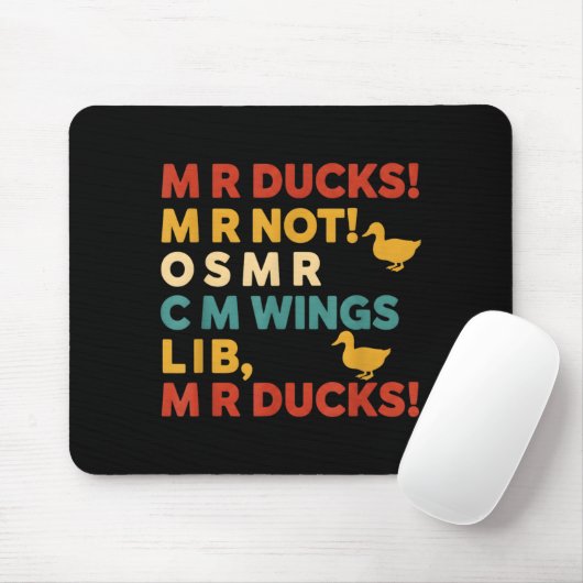 Funny Hunting Humor Tee For M R Ducks  Mousepad (Mit Mouse)