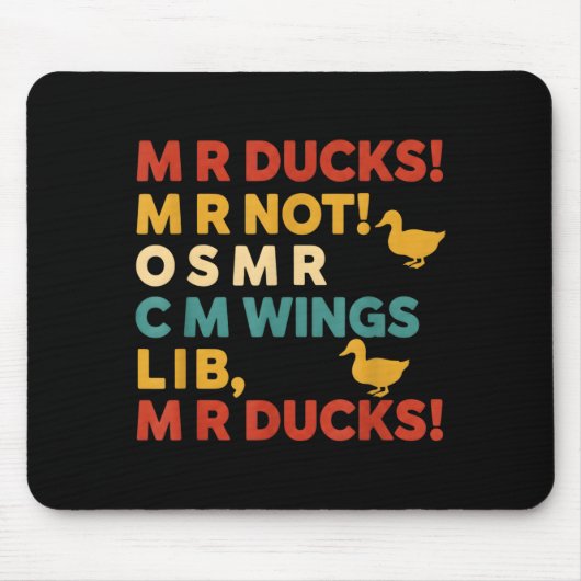 Funny Hunting Humor Tee For M R Ducks Mousepad (Vorne)