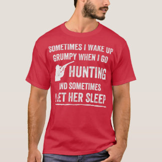 Funny Hunting Hunter Hunt Buck Deer Drinking Camo T-Shirt