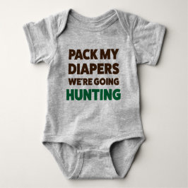 Funny Hunting Jersey Bodysuit für Baby Baby Strampler