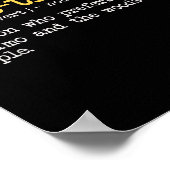 Funny Hunting Quote For Hunters Men Hunt-trovert H Poster (Ecke)