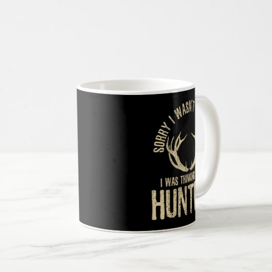 Funny Hunting Quote Saying Deer Venison Elk Hunter Kaffeetasse (VorderseiteRechts)