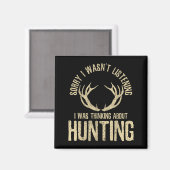 Funny Hunting Quote Saying Deer Venison Elk Hunter Magnet (Vorderseite/Rückseite)
