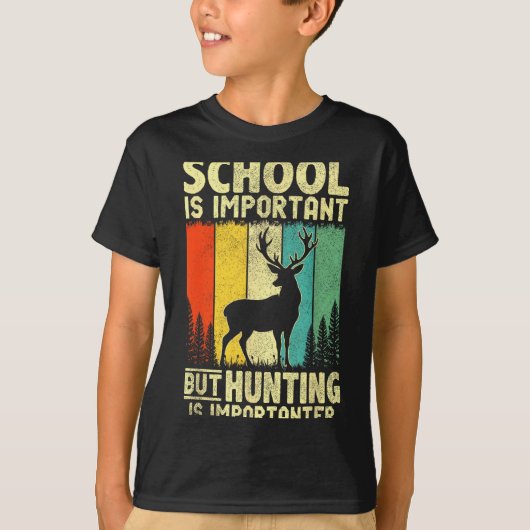 Funny Hunting Tee For Boys Men Deer Hunting Hunter (Vorderseite)