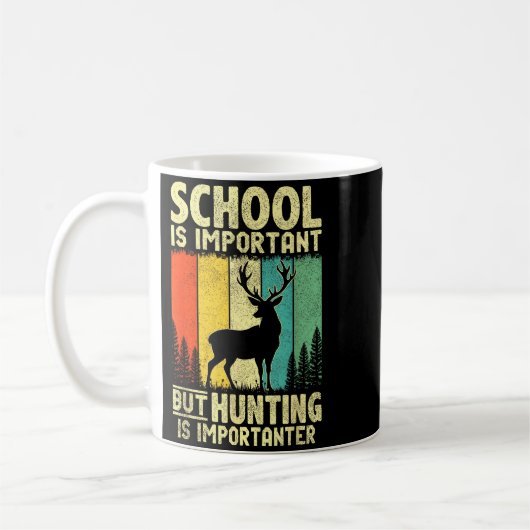 Funny Hunting Tee For Boys Men Deer Hunting Hunter Kaffeetasse (Links)