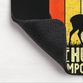 Funny Hunting Tee For Boys Men Deer Hunting Hunter Mousepad (Ecke)