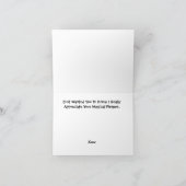 Funny Husband Appreciative Day Bathtub Card Karte (Innenseite)