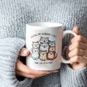 Funny Husband Cat Lady Quote Tasse
