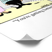 Funny Husband/Ehefrau Poster! Poster (Ecke)